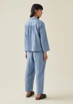 Mia Soft Double Cotton Pyjamas | Chambray -Falke Store NPJTS09 3 2d13e388 fb37 4e05 a27c 9cbb29257c97