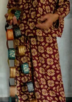 Tulip Print Cotton Flannel Pyjamas | Root -Falke Store NPJTW07 2 745285e0 0492 4a9c 8ec5 72664b44a344