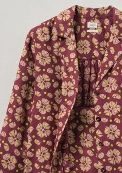 Tulip Print Cotton Flannel Pyjamas | Root -Falke Store NPJTW07 5