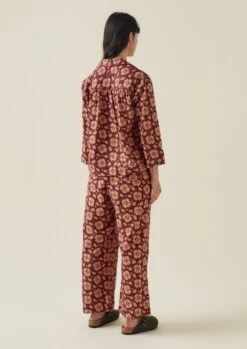 Tulip Print Cotton Flannel Pyjamas | Root -Falke Store NPJTW07 6