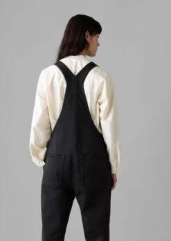 Jessa Denim Dungarees | Black -Falke Store WAOQW04 3