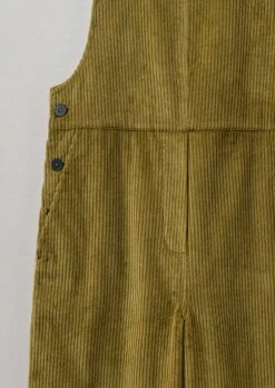 Organic Cotton Cord Dungarees | Woodland Green -Falke Store WAOTW07 9