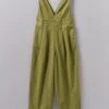 V-Neck Cotton Linen Twill Jumpsuit | Linden -Falke Store WAOUS11 linden 0