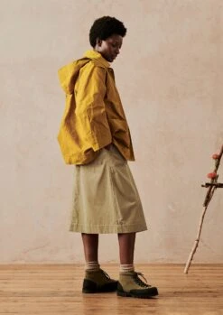 Waxed Cotton Raglan Anorak | Cumin -Falke Store WCOUS02 2