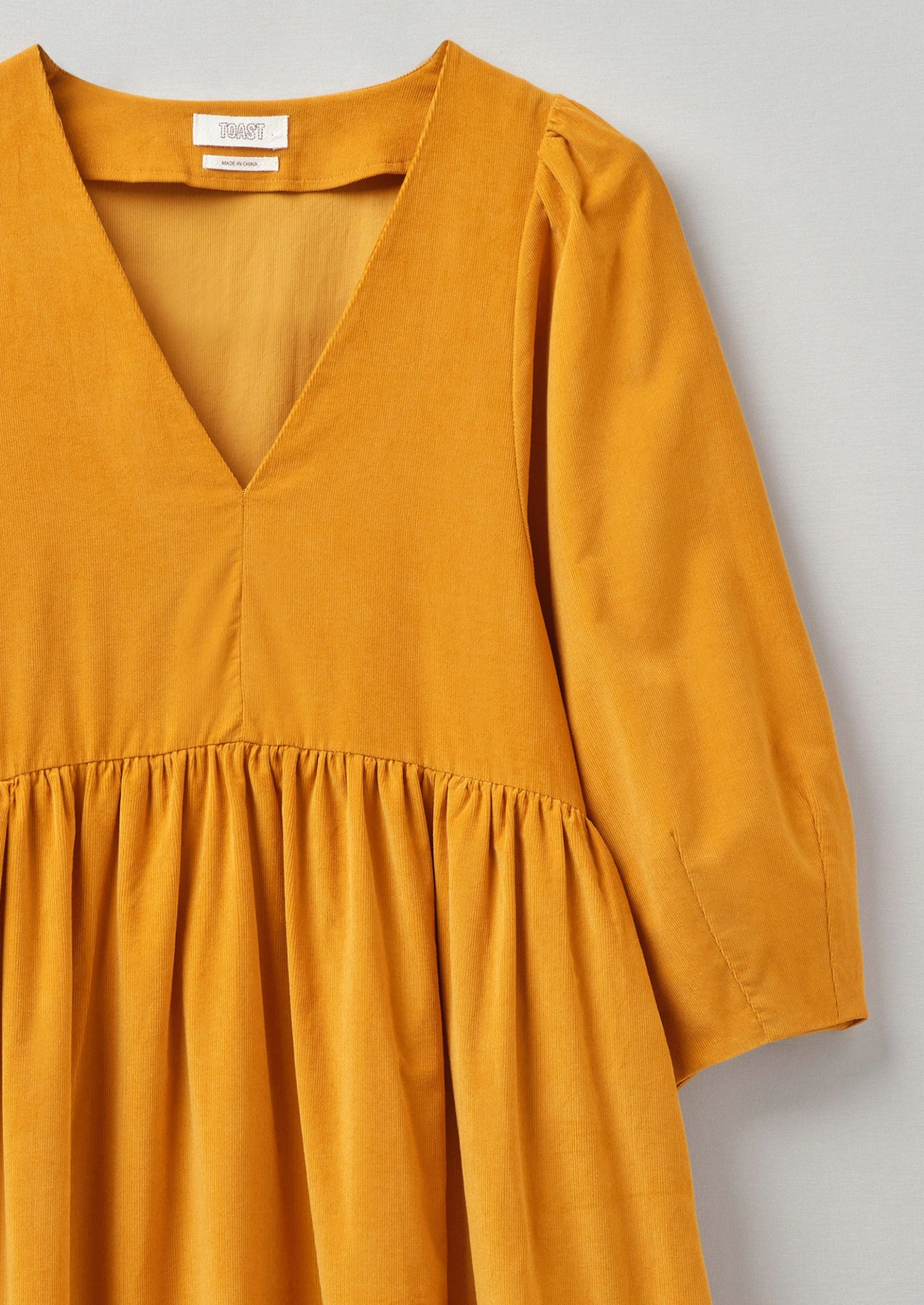 Maya Organic Cotton Needlecord Dress | Bonfire 8 Maya Organic Cotton Needlecord Dress | Bonfire - Image 6