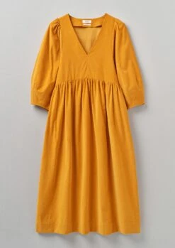 Maya Organic Cotton Needlecord Dress | Bonfire