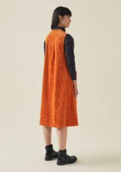 Organic Cord Sleeveless Tunic Dress | Auburn -Falke Store WDRTW17 7