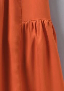 Tiered Twill Shirt Dress | Nasturtium -Falke Store WDRUS05 8