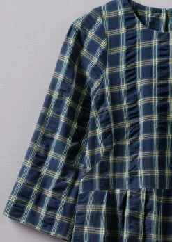 Seersucker Check Cotton Dress | Myrtle 15 Seersucker Check Cotton Dress | Myrtle -Falke Store WDRUS19 6