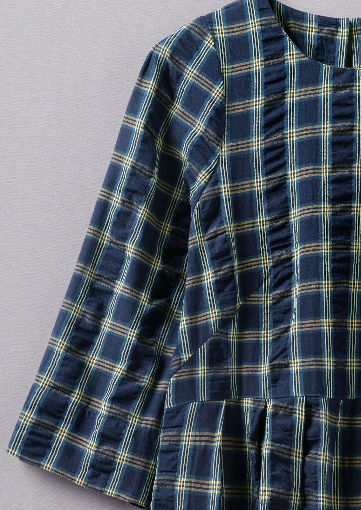 Seersucker Check Cotton Dress | Myrtle 9 Seersucker Check Cotton Dress | Myrtle - Image 7