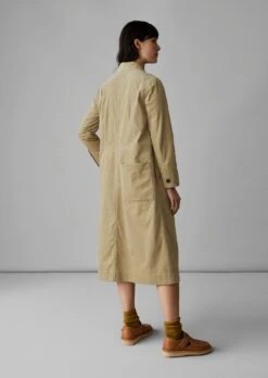 Open Collar Needlecord Shirt Dress | Bulrush 13 Open Collar Needlecord Shirt Dress | Bulrush -Falke Store WDRUS49 4