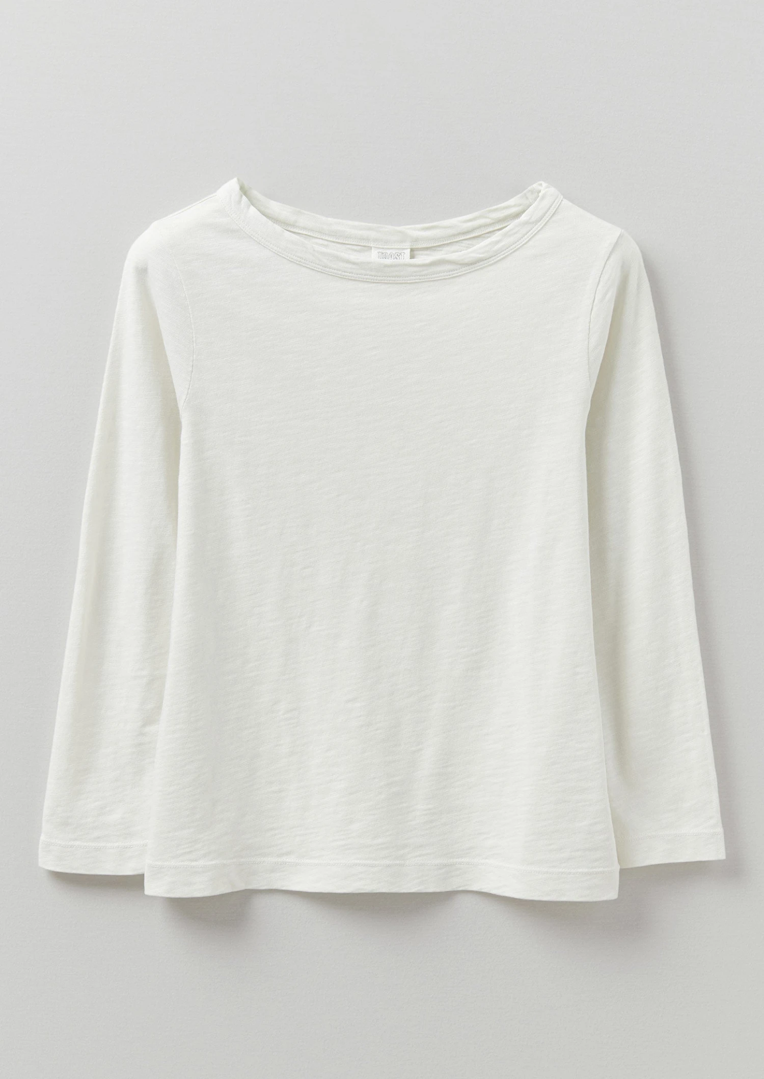 Garment Dyed Boat Neck Tee | Chalk 3 Garment Dyed Boat Neck Tee | Chalk