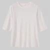 Emma Cotton Half Sleeve Tee | Chalk -Falke Store WJERW chalk 15c2cb2f 9282 4ec1 81c0 be1f611a9ec7
