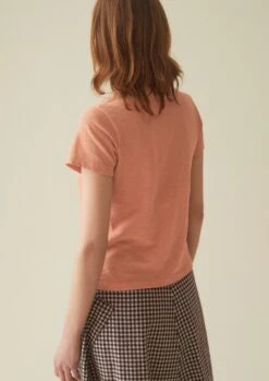 Cotton Boy Tee | Pink Clay -Falke Store WJETS14 3