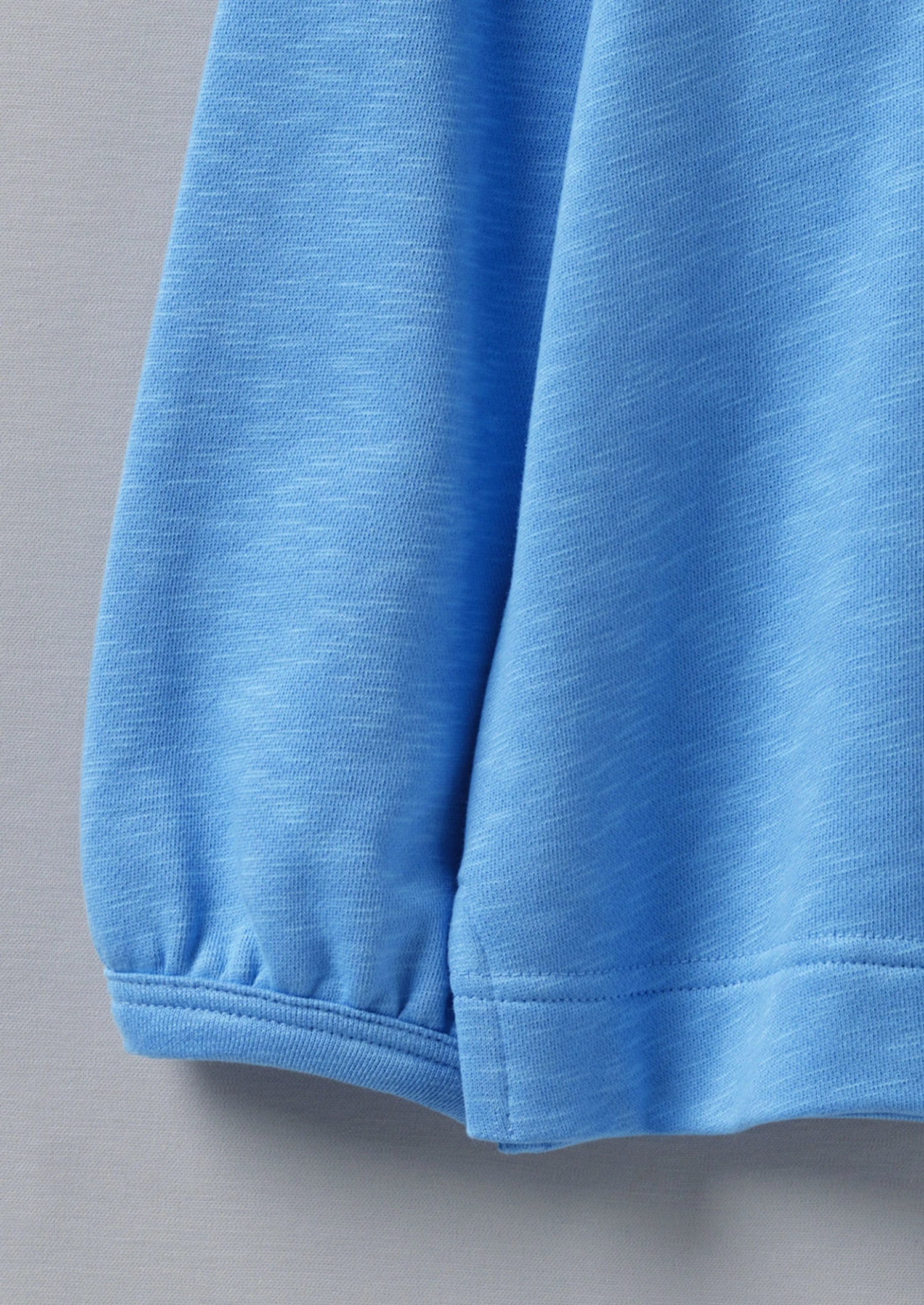 Cotton Jersey Raglan Sweatshirt | Cornflower 9 Cotton Jersey Raglan Sweatshirt | Cornflower - Image 7