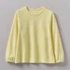 Cotton Jersey Raglan Sweatshirt | Yellow -Falke Store WJEUS08 yellow 0