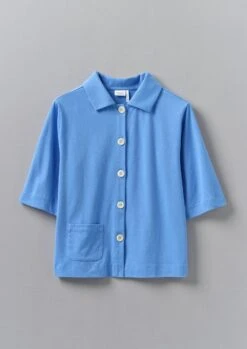 Dry Organic Cotton Jersey Shirt | Cornflower