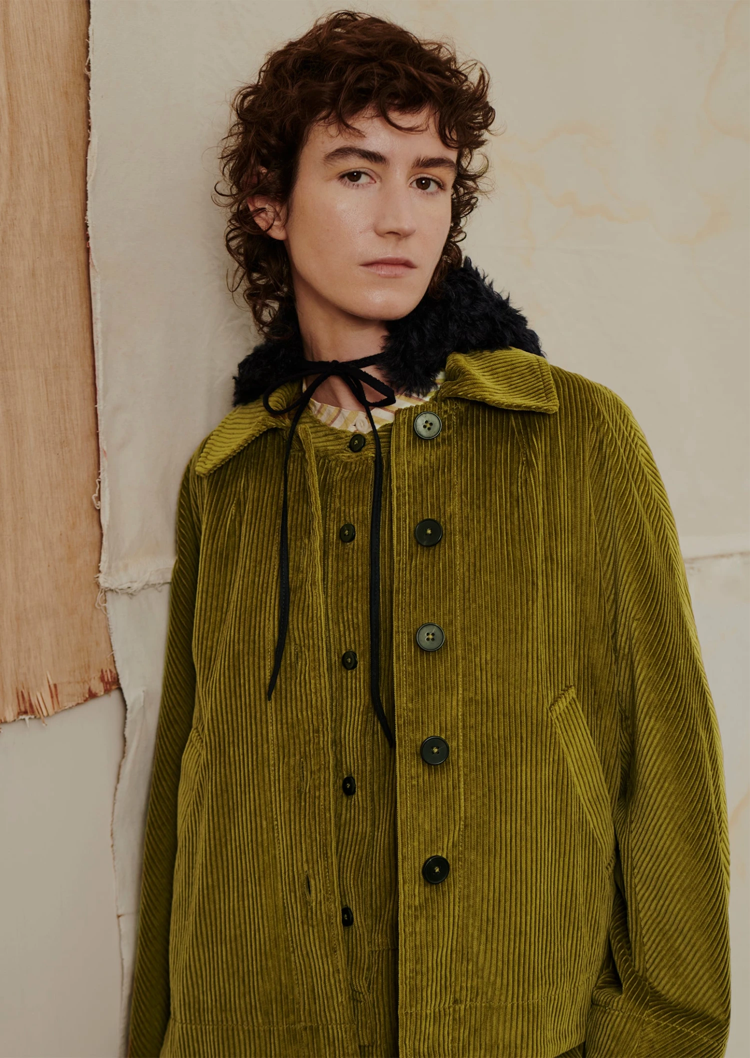 Organic Cord Swingy Jacket | Woodland Green 4 Organic Cord Swingy Jacket | Woodland Green - Image 2