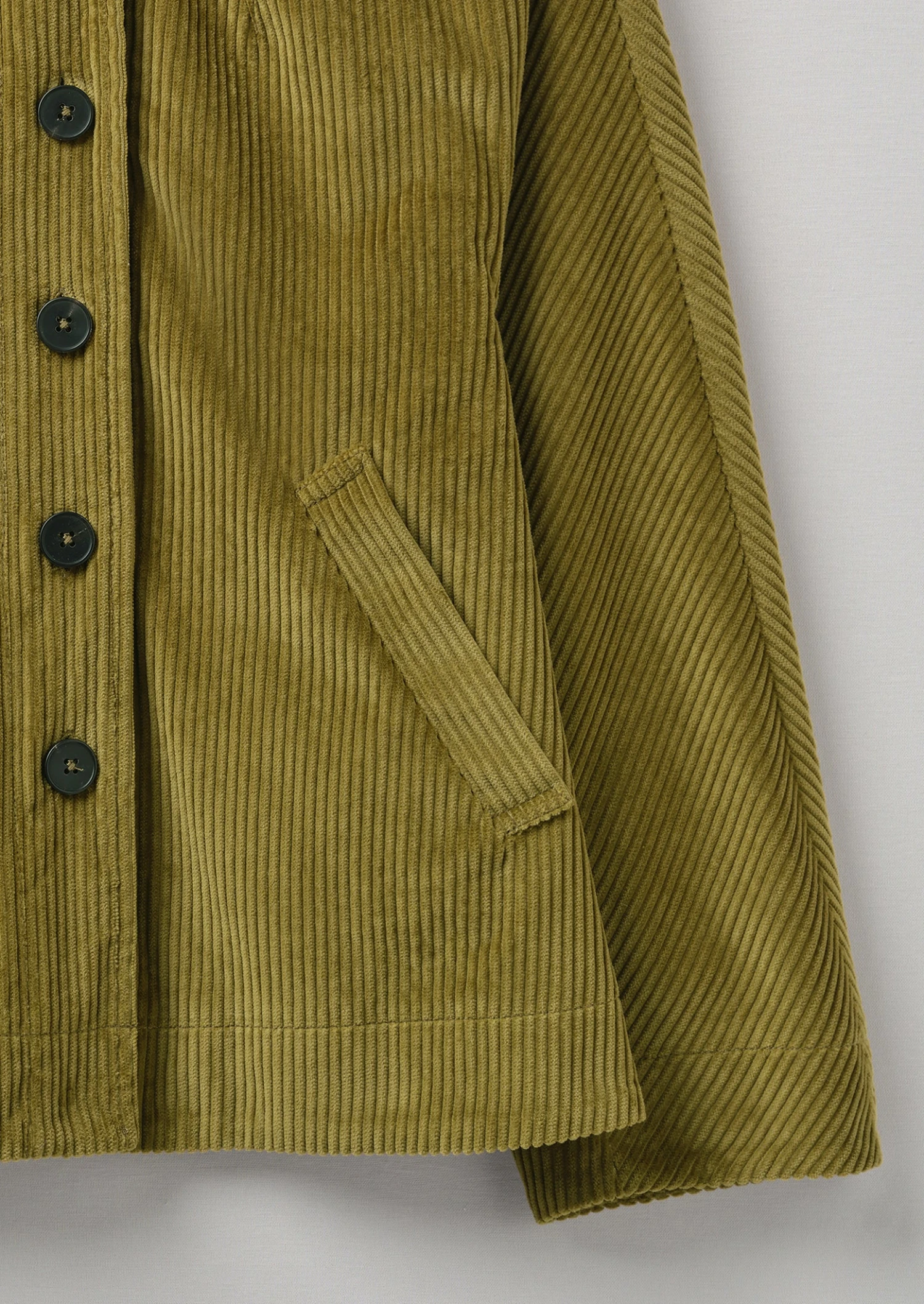 Organic Cord Swingy Jacket | Woodland Green 9 Organic Cord Swingy Jacket | Woodland Green - Image 7