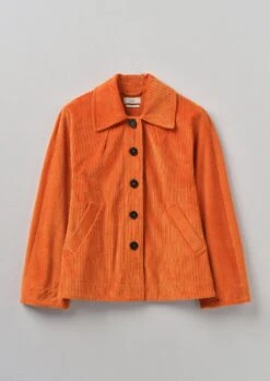 Organic Cord Swingy Jacket | Auburn