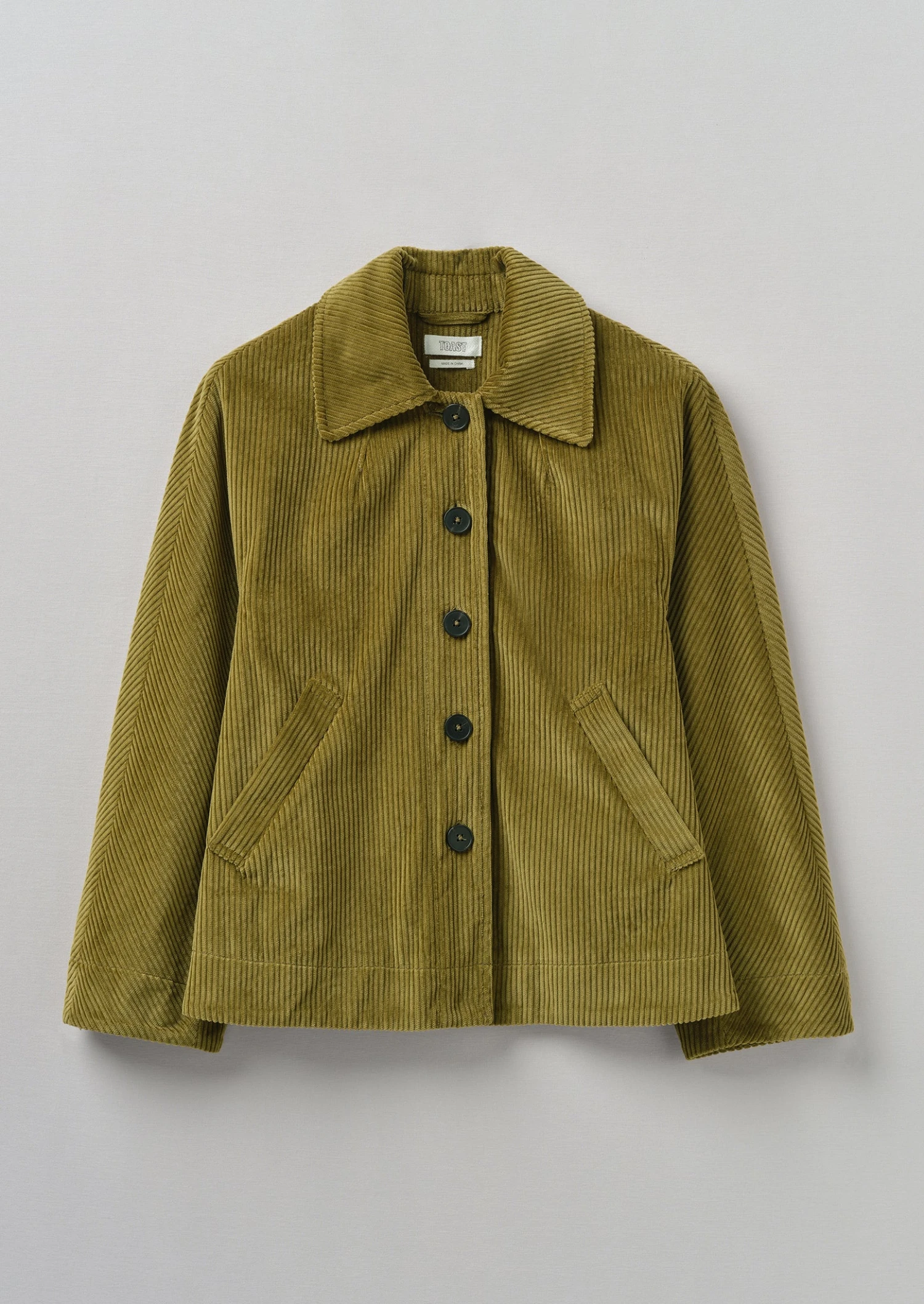 Organic Cord Swingy Jacket | Woodland Green 3 Organic Cord Swingy Jacket | Woodland Green