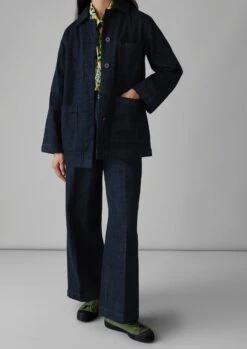 Japanese Denim Chore Jacket | Indigo -Falke Store WJKUS02 1