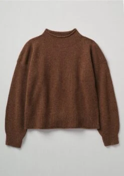 Wool Cashmere Mariner Sweater | Pecan
