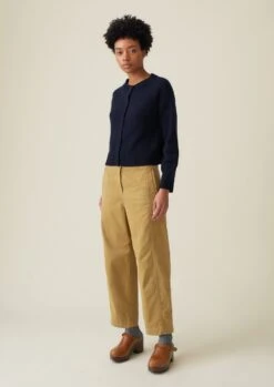 Wool Cashmere Cardigan | Midnight -Falke Store WKNTS07 3