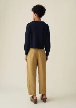 Wool Cashmere Cardigan | Midnight -Falke Store WKNTS07 4