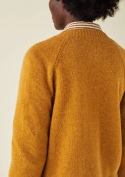Wool Cashmere Raglan Cardigan | Ginger Melange 11 Wool Cashmere Raglan Cardigan | Ginger Melange -Falke Store WKNTW10 3