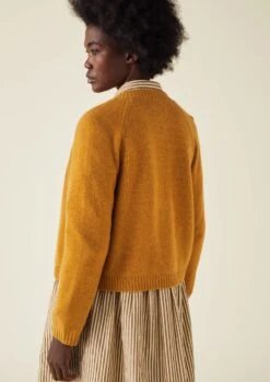 Wool Cashmere Raglan Cardigan | Ginger Melange 12 Wool Cashmere Raglan Cardigan | Ginger Melange -Falke Store WKNTW10 4