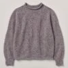 Flecky Wool Cashmere Sweater | Thistle -Falke Store WKNTW30 thistle 0
