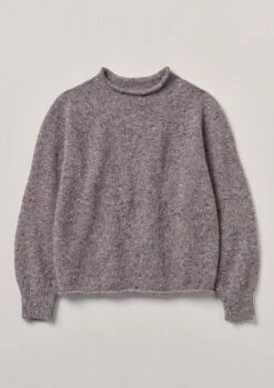 Flecky Wool Cashmere Sweater | Thistle