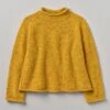 Donegal Wool Easy Sweater | Mimosa Yellow -Falke Store WKNTW36 mimosayellow 0