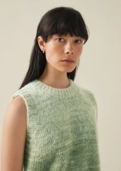 Ombre Knitted Tank | Sea Foam -Falke Store WKNTW44 2