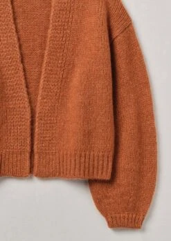 Lofty Alpaca Blend Cardigan | Pumpkin -Falke Store WKNTW47 12