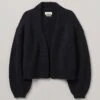 Lofty Alpaca Blend Cardigan | Navy -Falke Store WKNTW47 navy 0