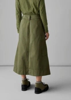 Garment Dyed Denim Skirt | Artichoke -Falke Store WSKUS06 5