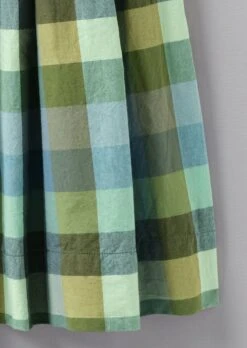 Cabin Check Organic Cotton Skirt | Juniper -Falke Store WSKUS10 5