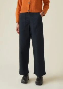 Annie Organic Denim Side Button Jeans | Black -Falke Store WTRQW06 2