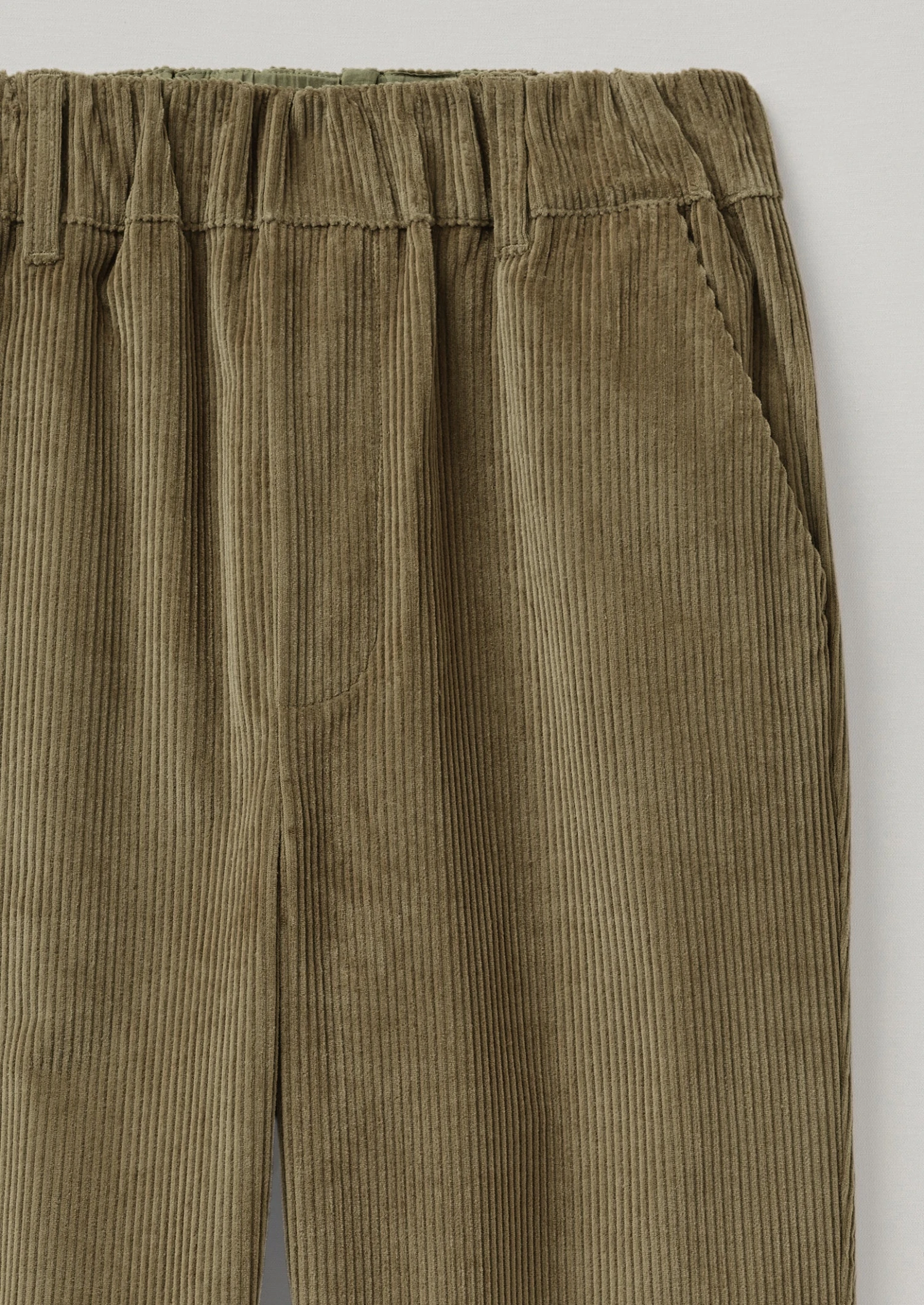 Gabi Organic Cord Pull On Trousers | Dark Pear 7 Gabi Organic Cord Pull On Trousers | Dark Pear - Image 5