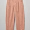 Flat Front Cotton Twill Trousers | Madder Rose -Falke Store WTRTS24 madderrose