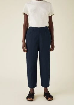 Alix Indigo Twill Trousers | Indigo -Falke Store WTRTS34 2