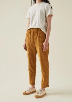 Gabi Organic Cord Pull On Trousers | Toffee 8 Gabi Organic Cord Pull On Trousers | Toffee -Falke Store WTRTW07 2