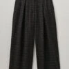 Jude Grid Check Wool Trousers | Navy/Multi