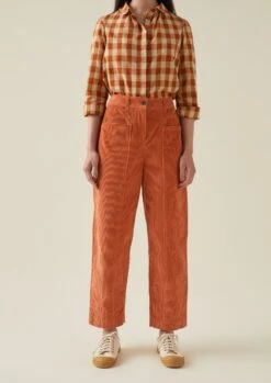 Panelled Organic Cord Trousers | Bridle -Falke Store WTRTW19 3
