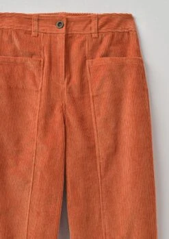 Panelled Organic Cord Trousers | Bridle -Falke Store WTRTW19 9