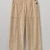 Annie Organic Cord Side Button Trousers | Blonde