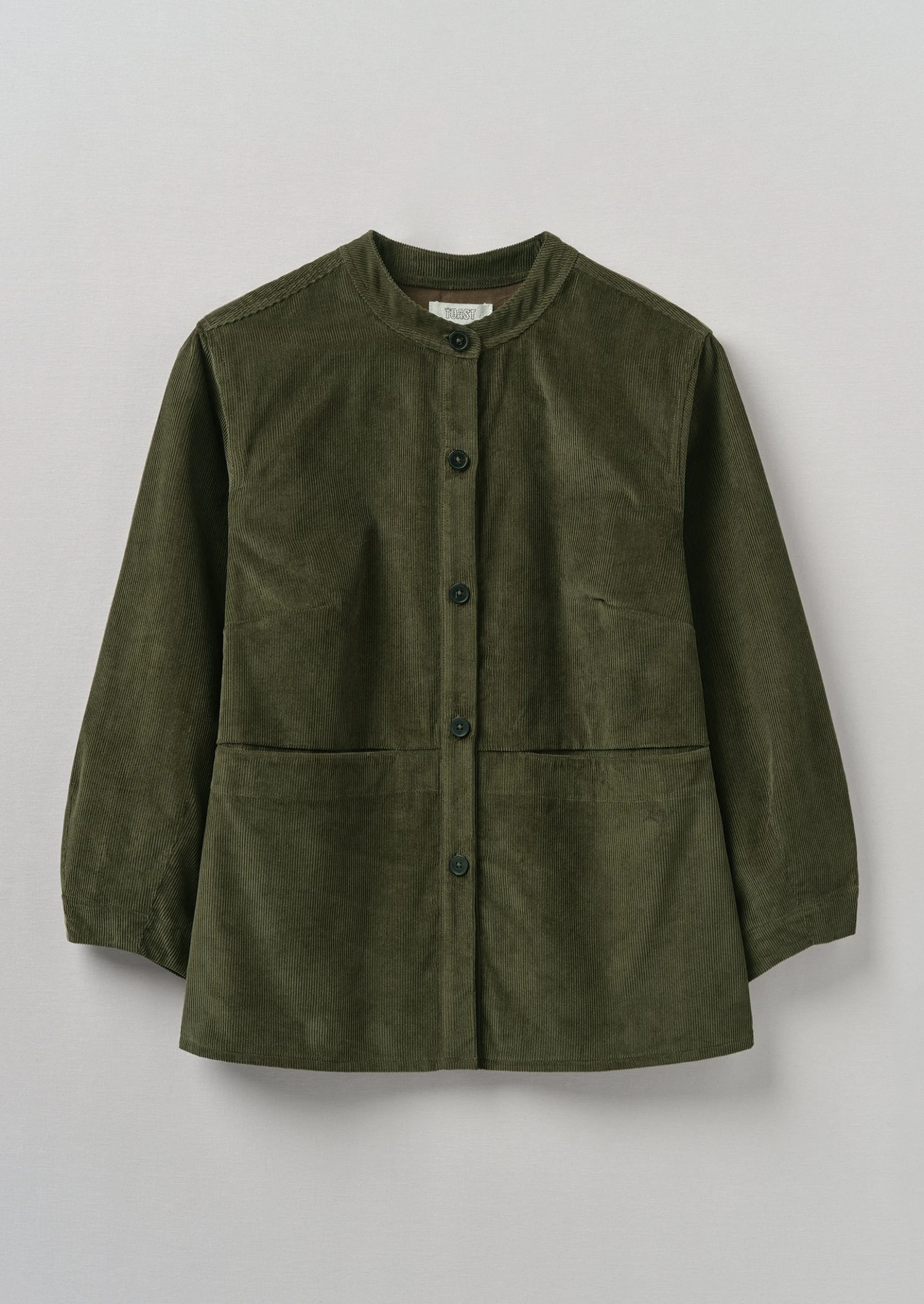 Front Pocket Soft Organic Cord Shirt | Tent Green 3 Front Pocket Soft Organic Cord Shirt | Tent Green