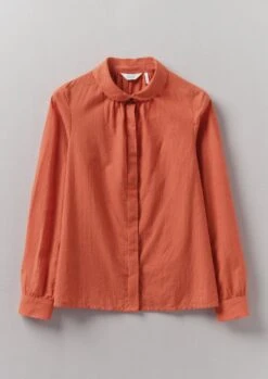 Anja Slubby Check Shirt | Redcurrant